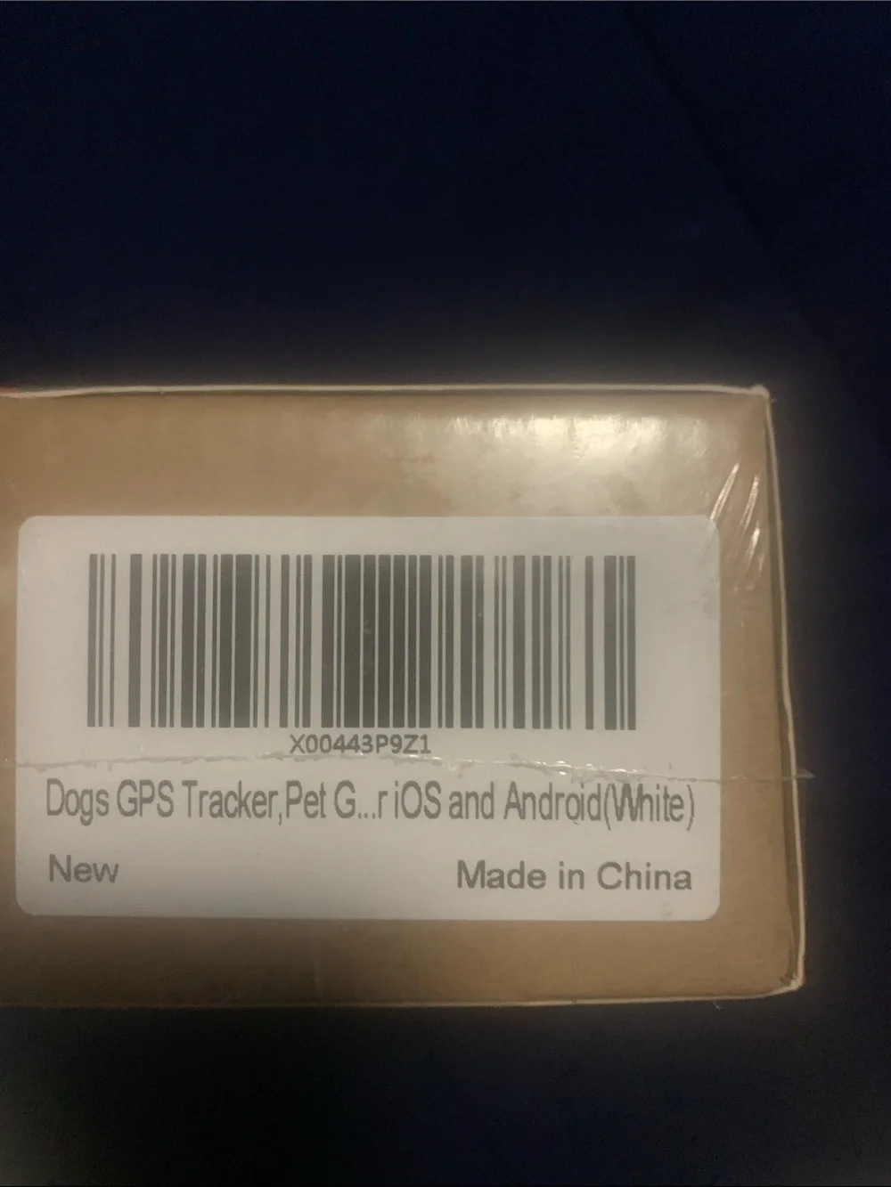 DBDD GPS Tracker for Dogs in White iOS and android pet fence and gps